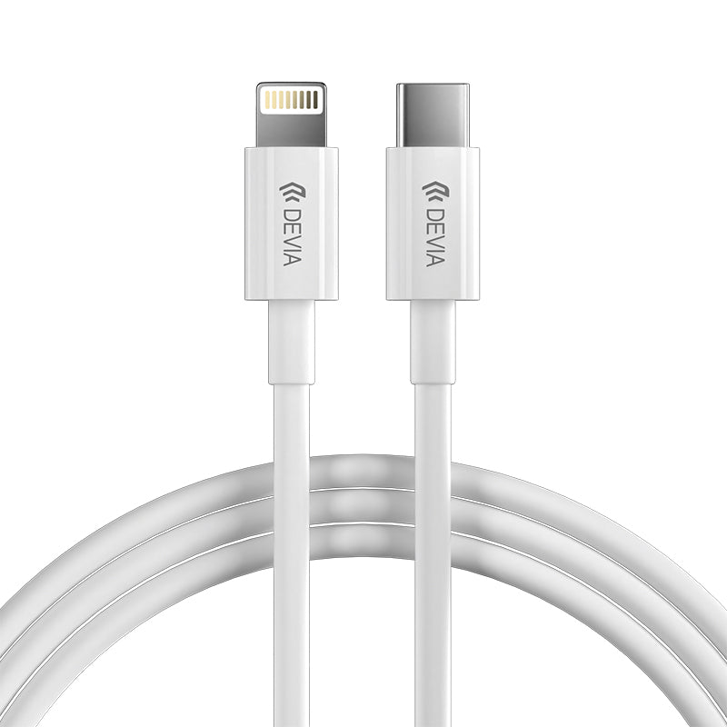 DEVIA Smart Series 2m Type-C to Lightning PD Fast Charging Cable TPE Data Cord DEVIA Smart Series 2m Type-C to Lightning PD Fast Charging Cable TPE Data Cord